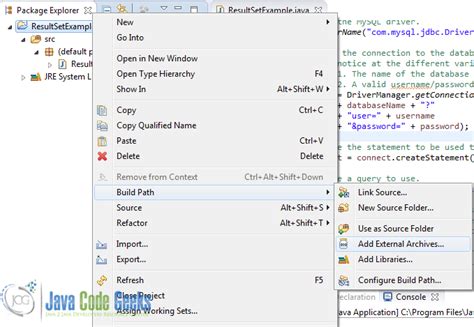 Java JDBC ResultSet Example .